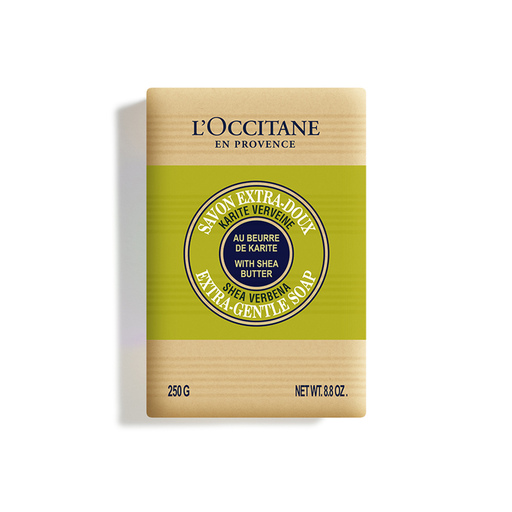 Sapun cu extract de unt de Shea si Verbina, 250 g, L'Occitane