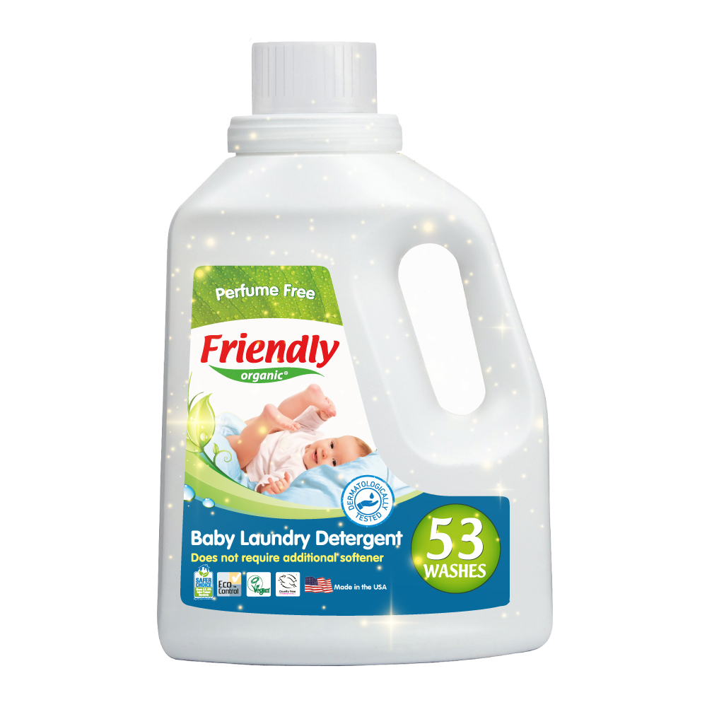 Detergent lichid organic fara miros, 1576 ml, Friendly Organic