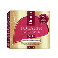 Crema anti-age cu efect intens nutritiv 70+ Folacin Anti Age, 50 ml, Lirene