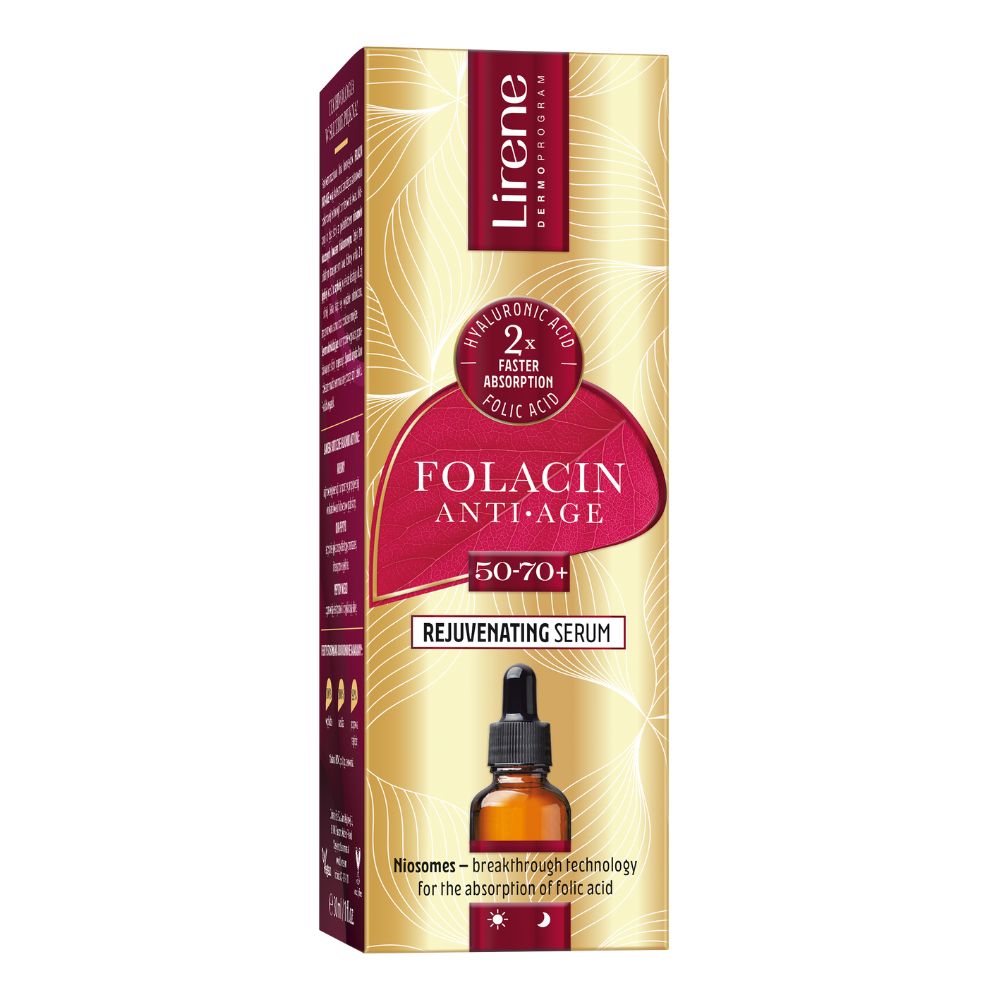Ser anti-age cu folacin 50-70 Folacin Anti Age, 30 ml, Lirene