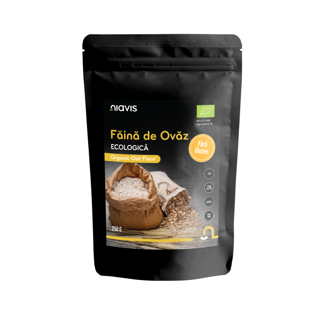 Faina de Ovaz Bio fara Gluten, 250 g, Niavis Bio