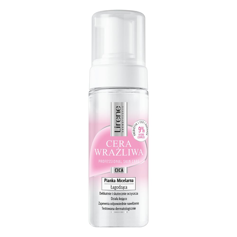 Spuma micelara cu efect de curatare Sensitive Skin, 150 ml, Lirene