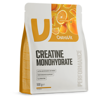 Creatina monohidrata, Portocale, 500 g, OstroVit
