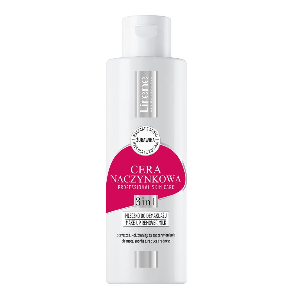 Lapte demachiant pentru piele cuperozica Redness Control, 200 ml, Lirene