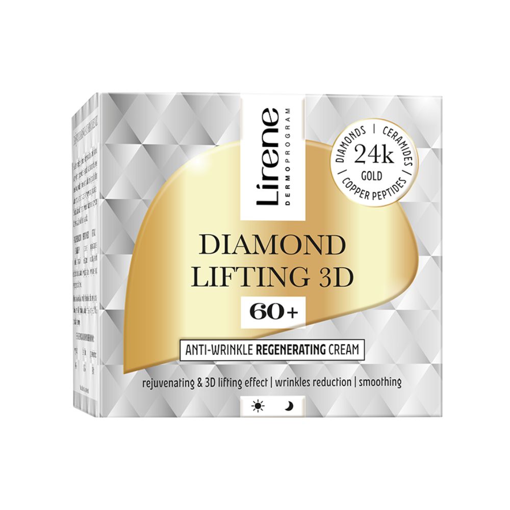 Crema regeneratoare anti-rid 60+ Diamond Lifting 3D, 50 ml, Lirene