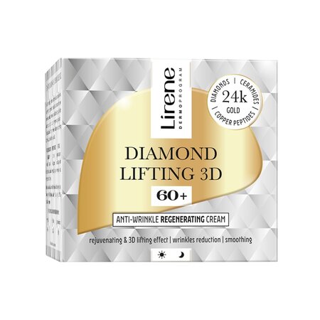 Crema regeneratoare anti-rid 60+ Diamond Lifting 3D, 50 ml, Lirene