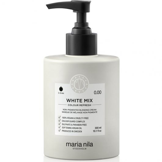 Masca de par Colour Refresh, White Mix 0.00, 300 ml, Maria Nila