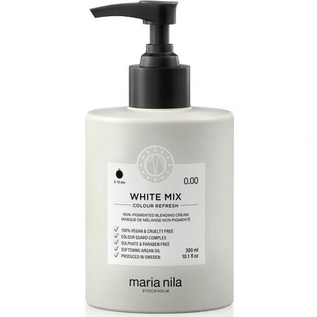 Masca de par Colour Refresh, White Mix 0.00, 300 ml, Maria Nila