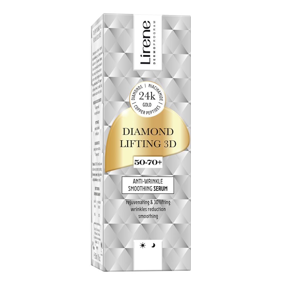 Ser anti-rid cu efect de netezire Diamond Lifting 3D, 30 ml, Lirene