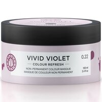 Masca de par nuantatoare Colour Refresh, Vivid Violet 0.22, 100 ml, Maria Nila