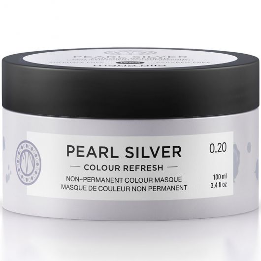Masca de par nuantatoare Colour Refresh, Pearl Silver 0.20, 100 ml, Maria Nila
