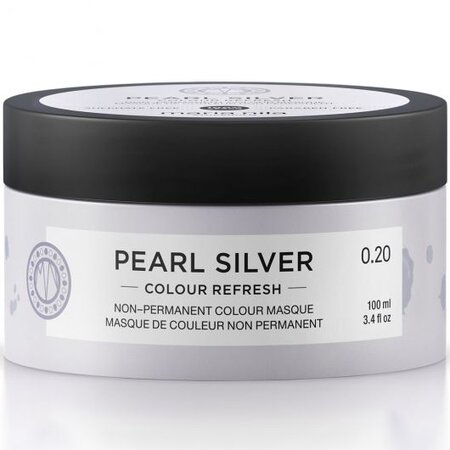 Masca de par nuantatoare Colour Refresh, Pearl Silver 0.20, 100 ml, Maria Nila