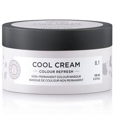Masca de par nuantatoare Colour Refresh, Cool Cream 8.1, 100 ml, Maria Nila