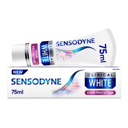 Pasta de dinti pentru albire Clinical White Stain Protector, 75 ml, Sensodyne 707328
