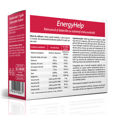 EnergyHelp, 14 plicuri x 5 g, Zenyth 707341