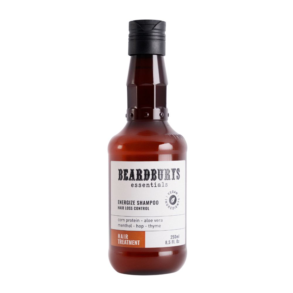 Sampon energizant impotriva caderii parulu, 250 ml, Beardburys Essentials