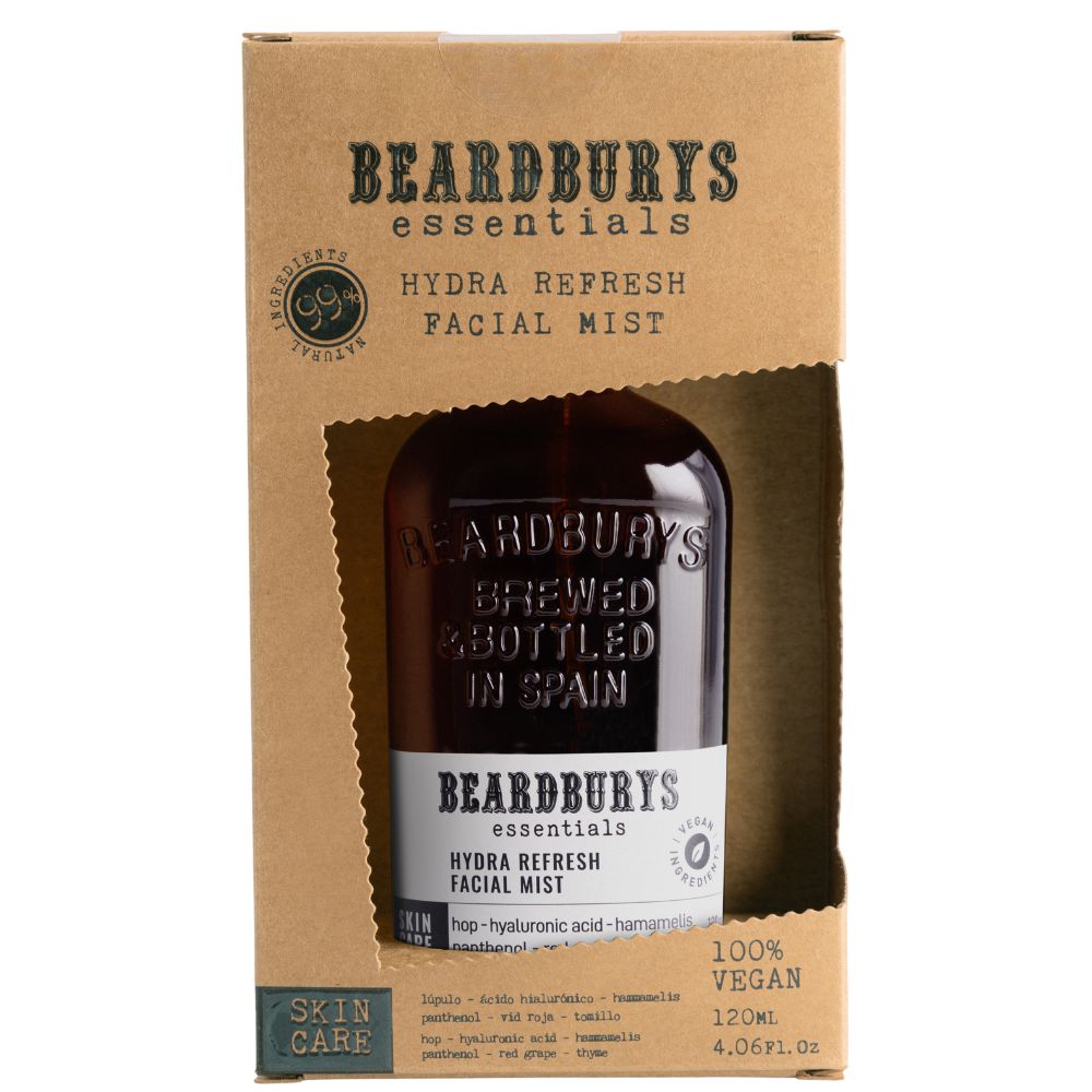 Spray facial revitalizant cu efect hidratant, 120 ml, Beardburys Essentials
