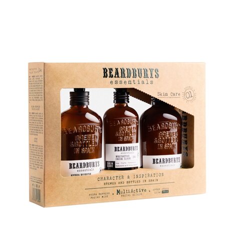 Set ingrijire faciala spray + elixir + after shave, Beardburys Essentials