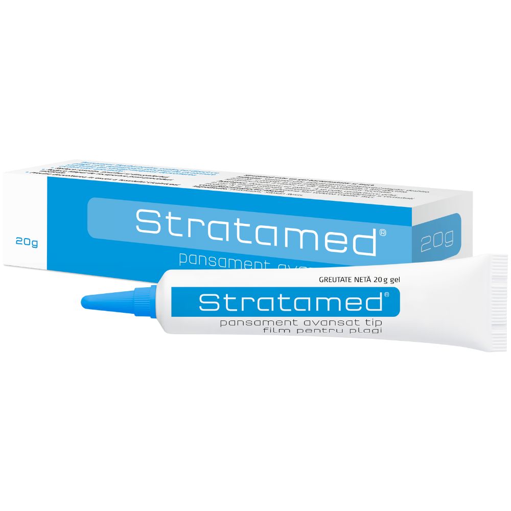 Pansament avansat tip film pentru plagi Stratamed, 20g, Stratpharma