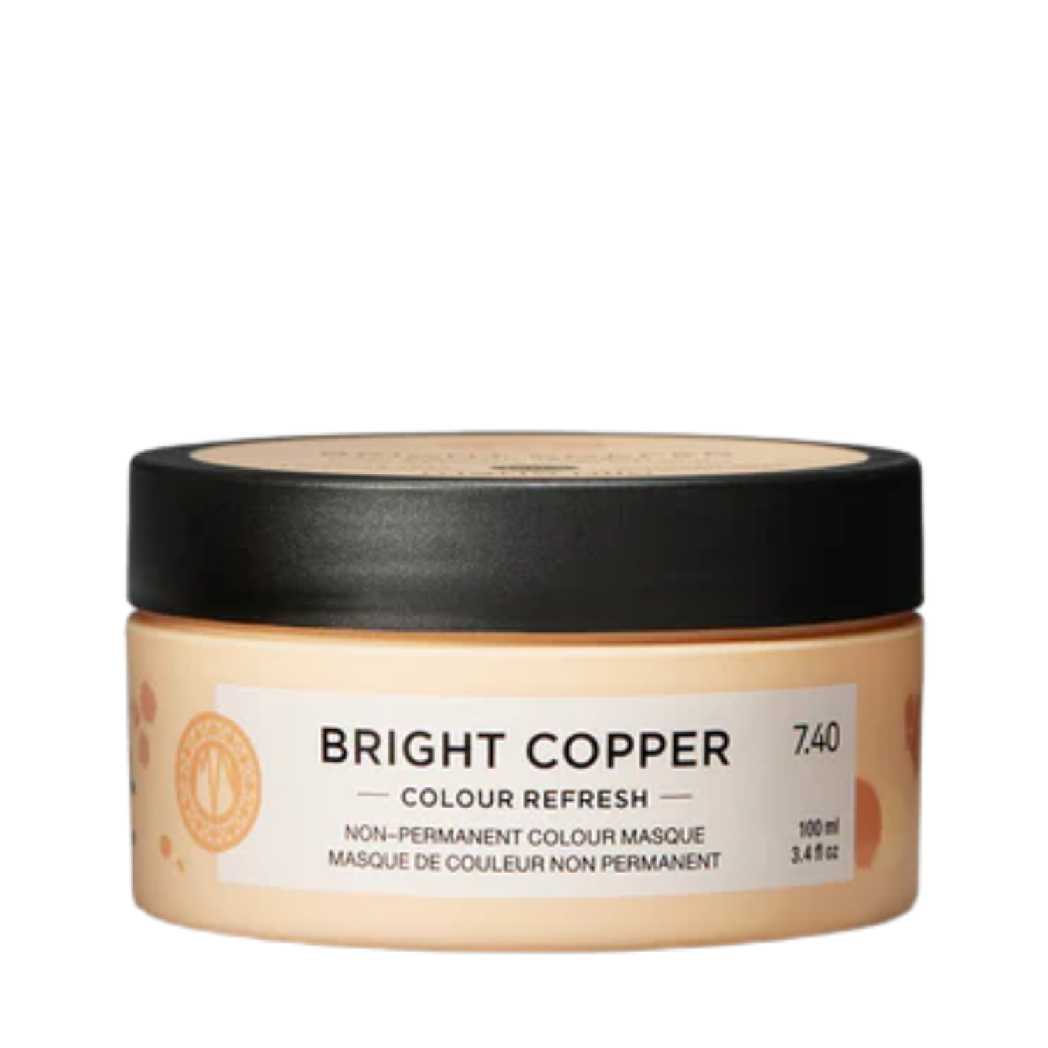 Masca de par nuantatoare Colour Refresh, Bright Copper 7.40, 100 ml, Maria Nila