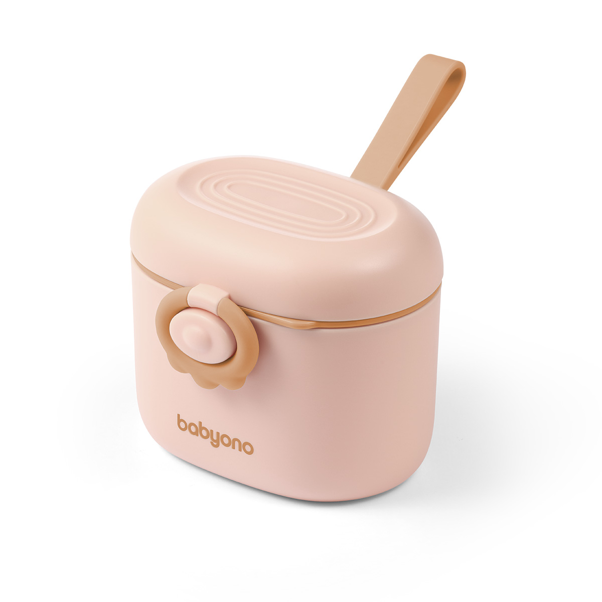 Dozator portabil pentru lapte praf si hrana, Bej, 1 bucata, Babyono
