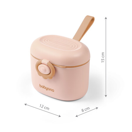 Dozator portabil pentru lapte praf si hrana, Bej, 1 bucata, Babyono 707592