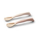 Set 2 lingurite flexibile, Bej si Roz, +6 luni, BabyOno 707594