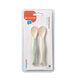 Set 2 lingurite flexibile, Bej si Verde, +6 luni, Babyono 707617