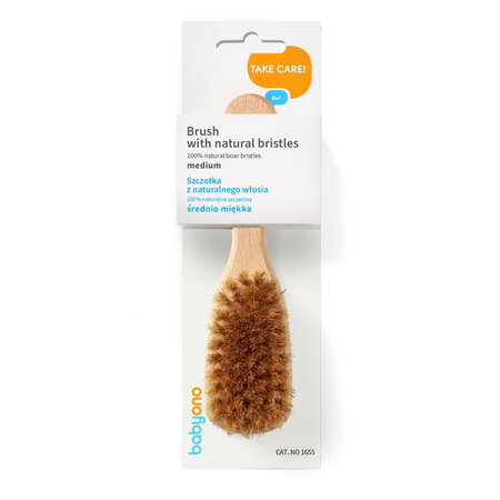Perie cu peri naturali medii, 1 bucata, BabyOno 707689