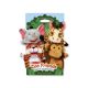 Set 4 papusi de mana Zoo, +2 ani, Melissa&Doug 459417