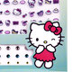 Autocolante si strasuri pentru unghii copii Hello Kitty, 3 ani+, Take care 707726