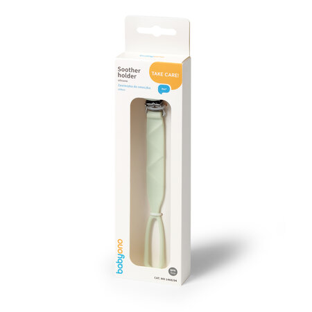 Suport din silicon pentru suzeta, Verde, Babyono 707745
