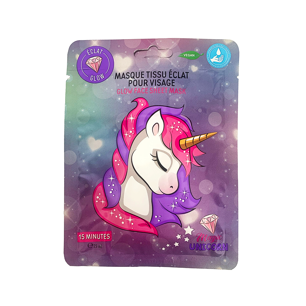 Masca de fata stralucitoare Unicorn, 25 ml, Take Care