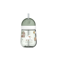 Cana cu pai pentru copii, Little Farm, 300 ml, Little Dutch