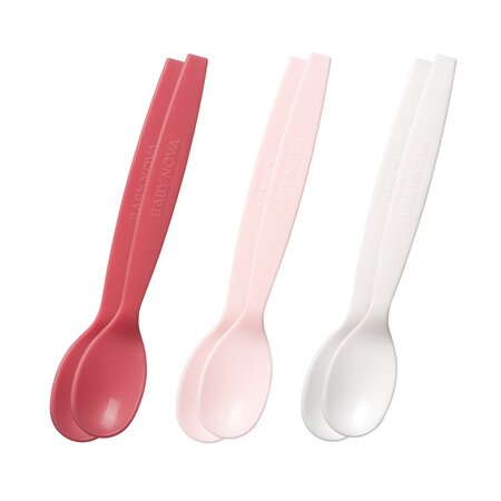 Set de 6 lingurite din plastic, +6 luni, Baby Nova 707806