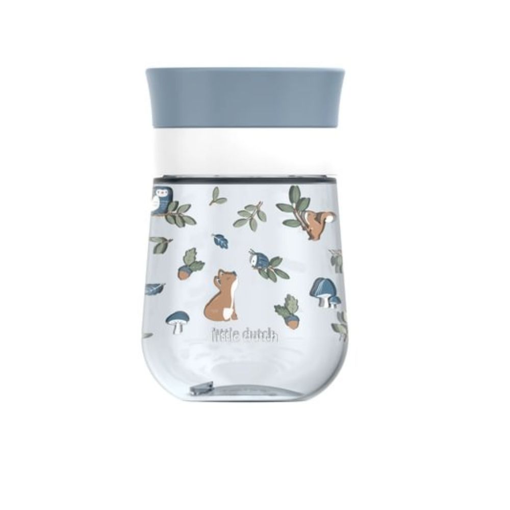 Cana 360° pentru copii, Forest Friends, 300 ml, Little Dutch
