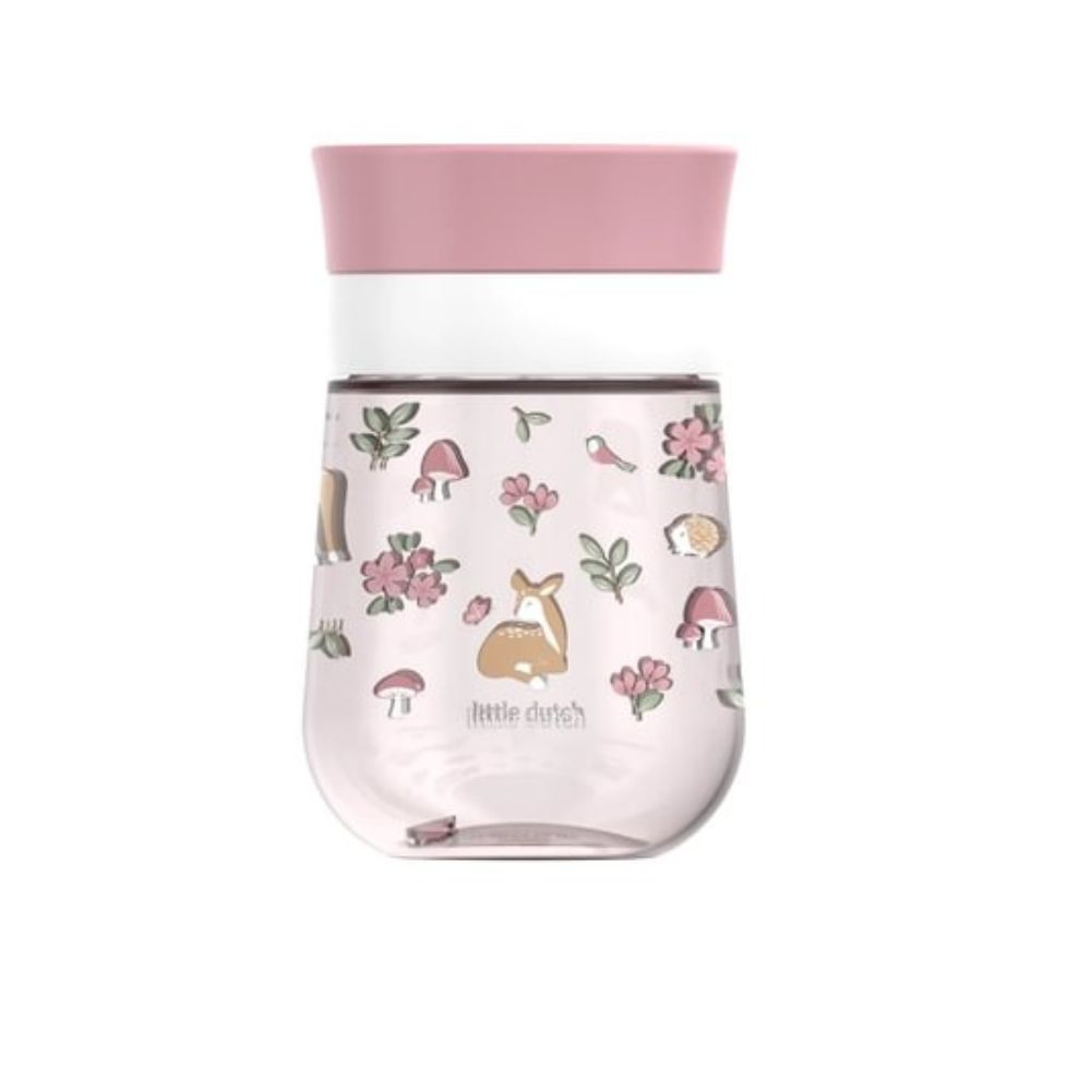 Cana 360° pentru copii, Fairy Garden, 300 ml, Little Dutch