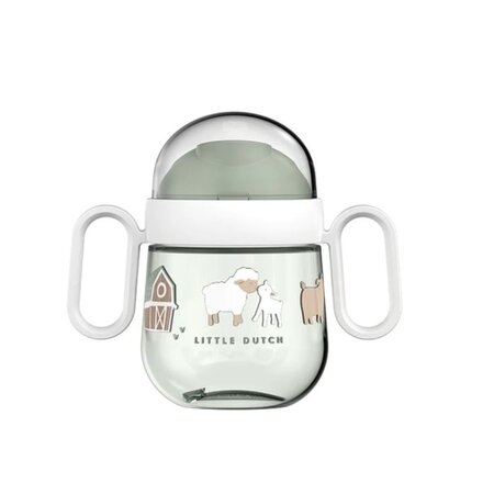 Cana cu cioc pentru bebelusi, Little Farm, 200 ml, Little Dutch