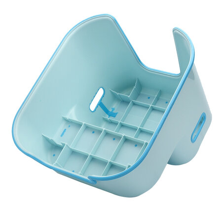 Inaltator pentru toaleta anti-derapant cu 2 trepte, Blue, Bebe Royal 707886