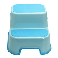 Inaltator pentru toaleta anti-derapant cu 2 trepte, Blue, Bebe Royal