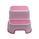 Inaltator pentru toaleta anti-derapant cu 2 trepte, Roz, Bebe Royal 708057