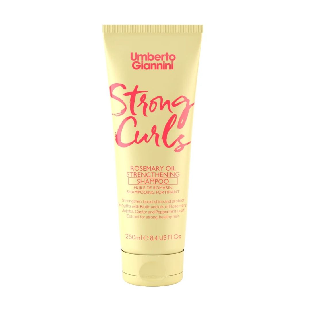 Sampon fortifiant cu ulei de rozmarin Strong Curls, 250 ml, Umberto Giannini