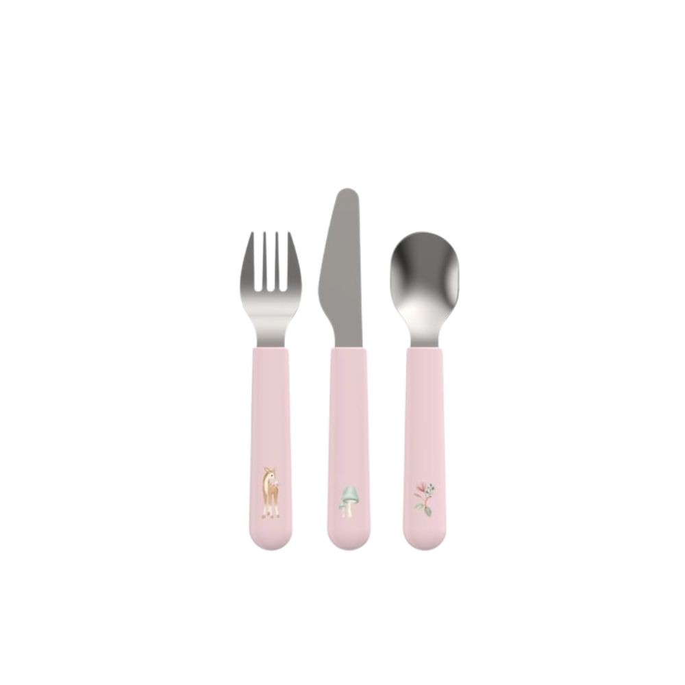 Set tacamuri pentru copii, +12 luni, Fairy Garden, 3 piese, Little Dutch