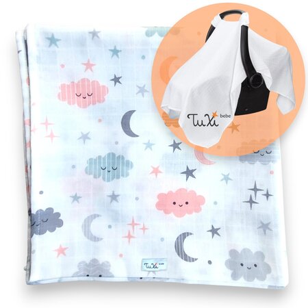 Protectie universala din muselina pentru scoica auto, 1 bucata, Tuxi Brands