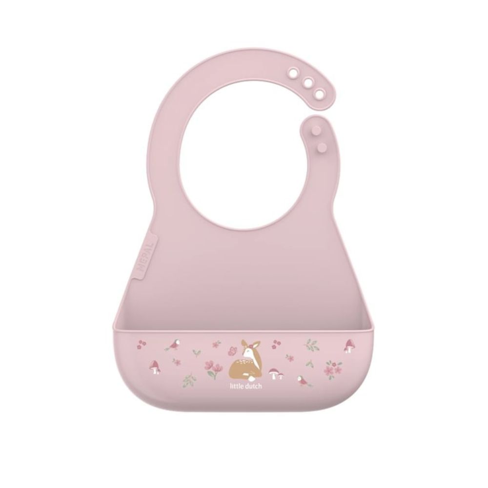 Baveta din silicon pentru masa copilului, Fairy Garden, Little Dutch