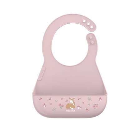 Baveta din silicon pentru masa copilului, Fairy Garden, Little Dutch
