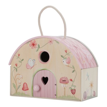 Casuta de papusi din lemn portabila, Fairy Garden, Little Dutch 708171