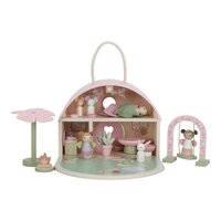 Casuta de papusi din lemn portabila, Fairy Garden, Little Dutch