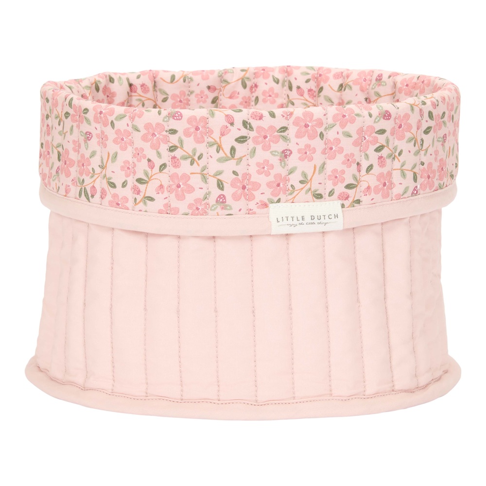 Cos de depozitare matlasat, 20 cm, Fairy Floral, Little Dutch