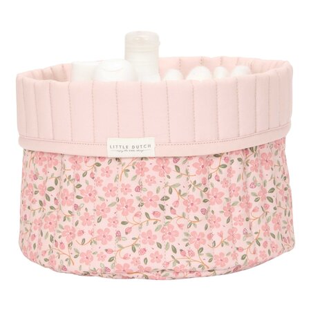 Cos de depozitare matlasat, 20 cm, Fairy Floral, Little Dutch 708216